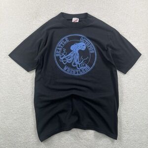 Vtg 80's Seattle Octopus Wrestlers Tshirt Medium Single Stitch Jerzees Made USA